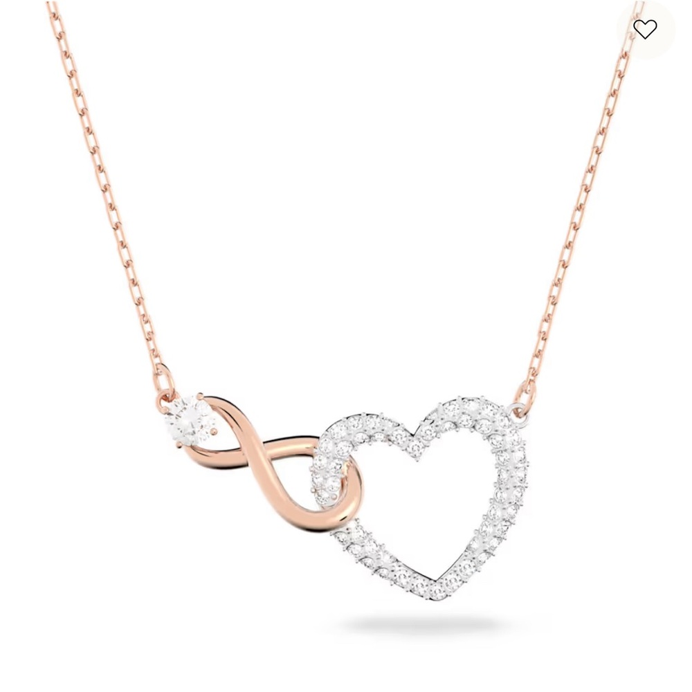 Swarovski Infinity Heart Necklace ♾️🤍